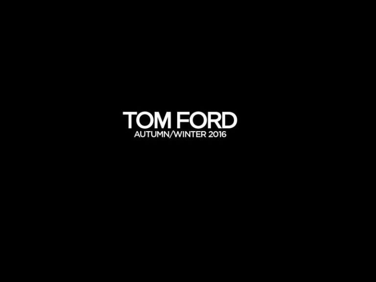 Tom Ford AW16 Collection at New York Fashion Week 2016